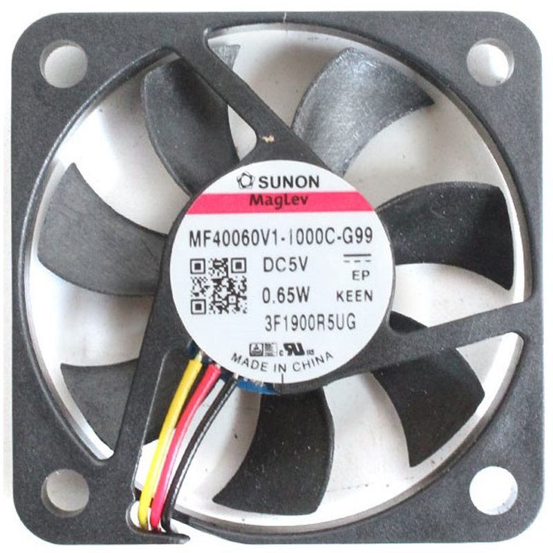 SUNON quiet cooling fan 40mm dc cooling fan 40×40×6mm 5V 87mA 0.65W MF40060V1-000C-G99