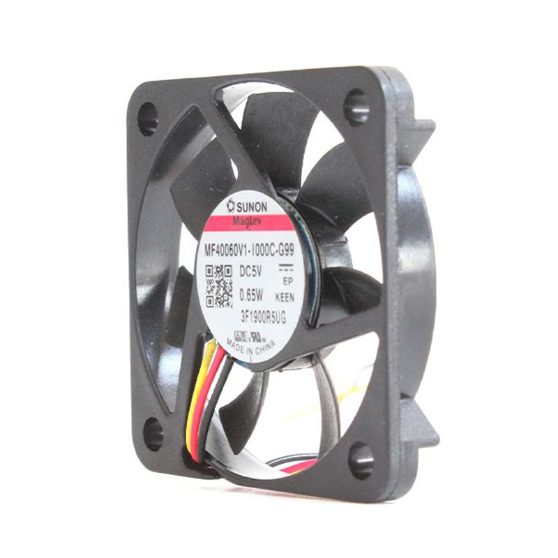 SUNON quiet cooling fan 40mm dc cooling fan 40×40×6mm 5V 87mA 0.65W MF40060V1-000C-G99