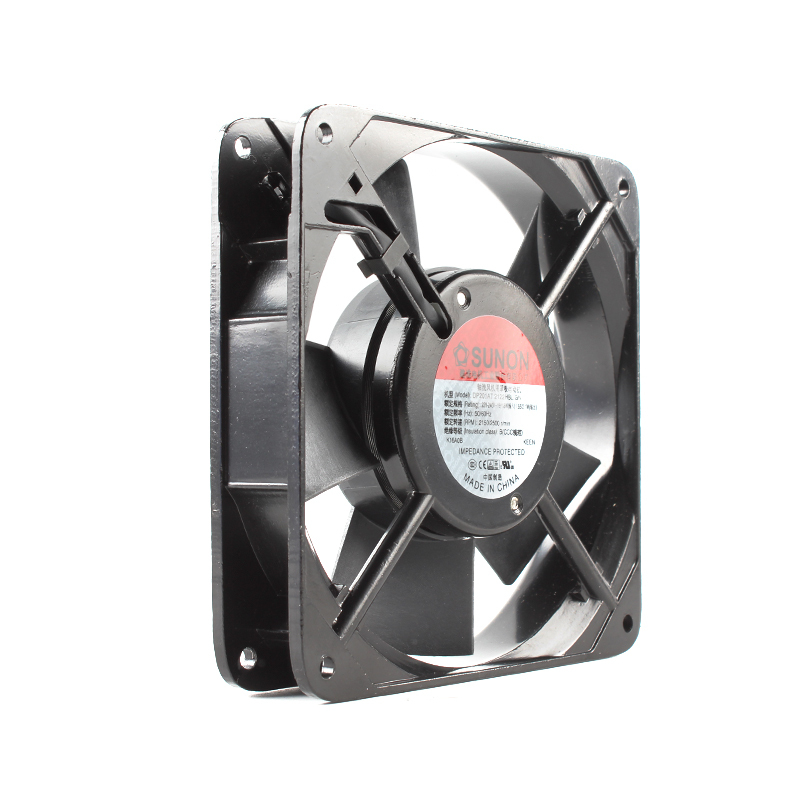 SUNON ac axial flow fans industrial cooling fans 120×120×25mm 220/240V 0.09A 19/18W DP201AT 2122HBL.GN