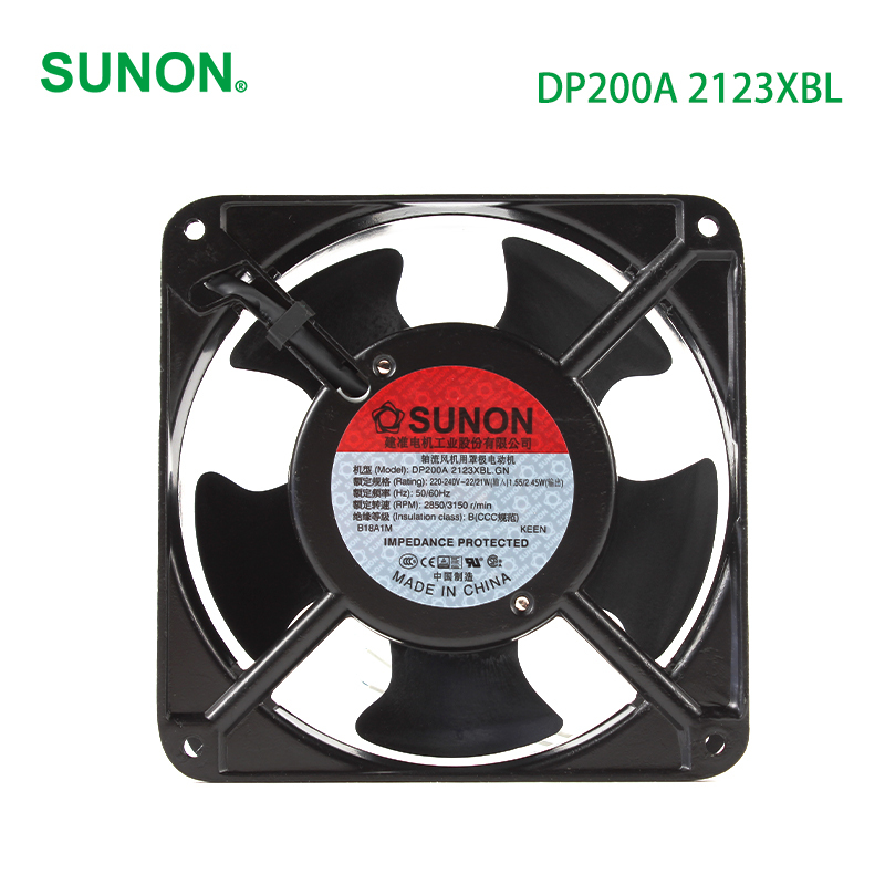 SUNON 12038 cooling fan ball bearing axial cooling fan 120×120×38mm 220-240V 22/21W DP200A 2123XBL