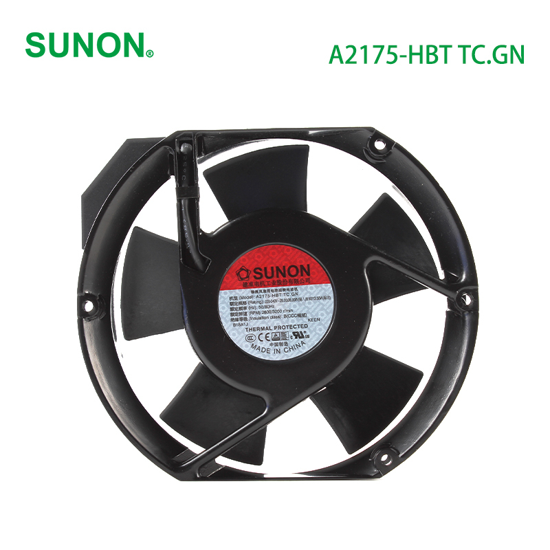 SUNON cabinet cooling fan 17251 cooling fan 171×151×51mm 220/240V 0.11A 25/26W A2175-HBT TC.GN