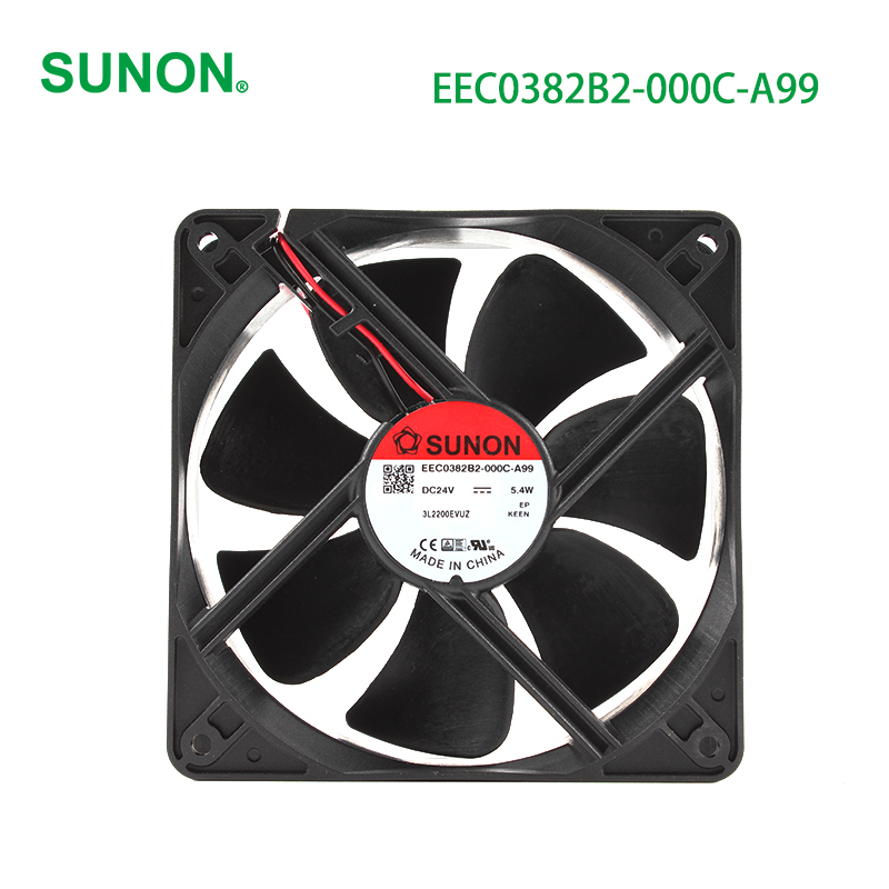 SUNON mini cooling fan cooling 24vdc fan 120×120×38mm 5.4W EEC0382B2-000C-A99