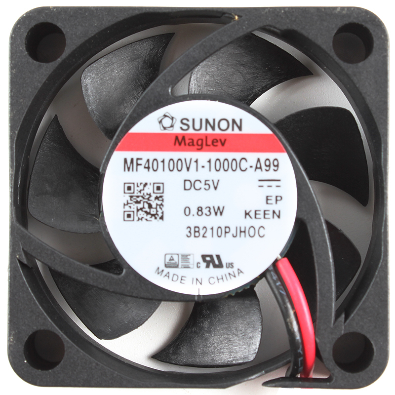 SUNON high rpm dc motor fan 5v dc cooling fan 40×40×10mm 0.83W  MF40100V1-1000C-A99