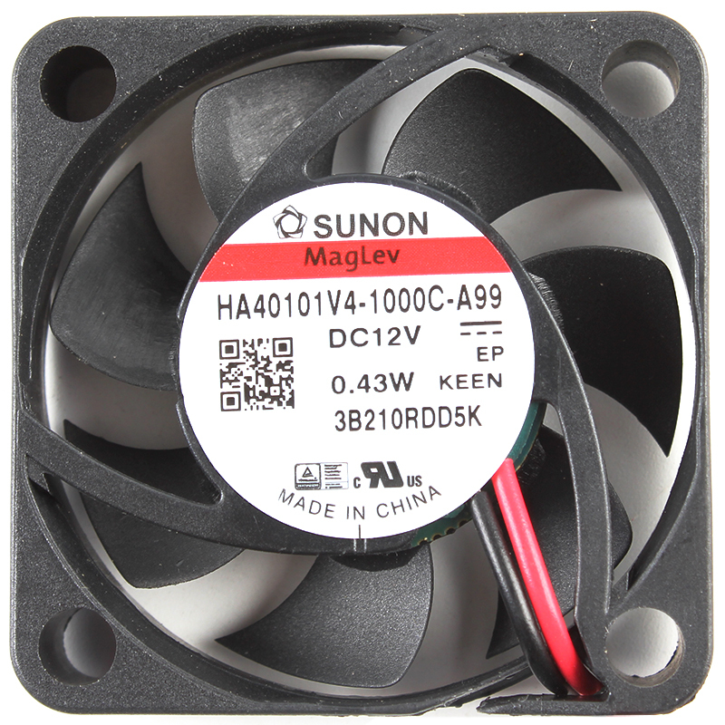 SUNON brushless dc cooling fan small dc fan 40×40×10mm 12V 31mA 0.38W HA40101V4-1000C-A99
