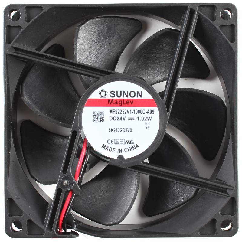 SUNON dc radial fan 24v dc brushless fan 92×92×25mm 75mA 1.92W MF92252V1-1000C-A99