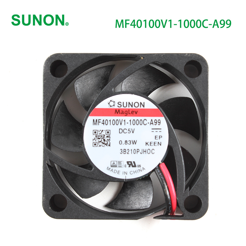 SUNON high rpm dc motor fan 5v dc cooling fan 40×40×10mm 0.83W  MF40100V1-1000C-A99