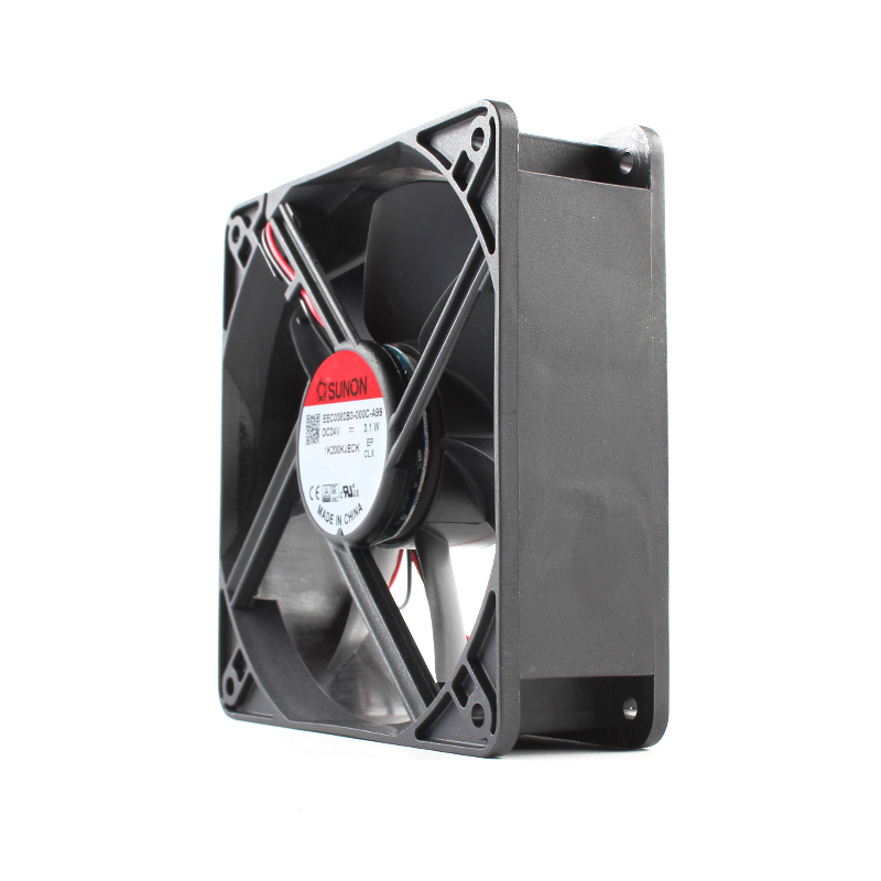 SUNON cooling fans for pc dc 24v cooling fan 120×120×38mm 130mA 3.1W EEC0382B3-000C-A99