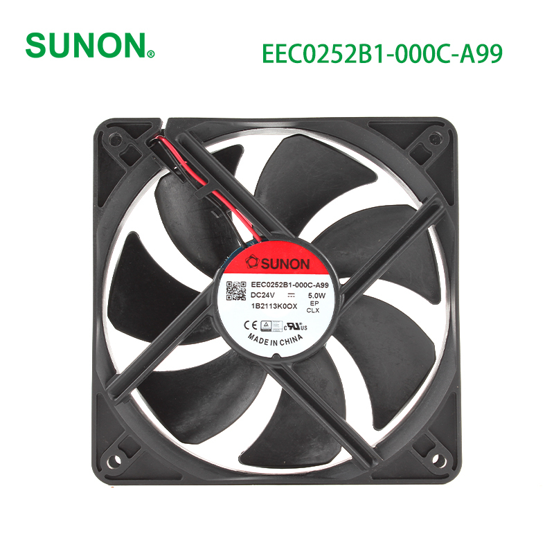 SUNON cabinet cooling fan large wind volume axial fans 120×120×25mm 24V 207mA 5W EEC0252B1-000C-A99