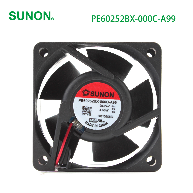 SUNON server cooling fan small cooling fan 60×60×25mm 24V 190mA 4.56W PE60252BX-000C-A99