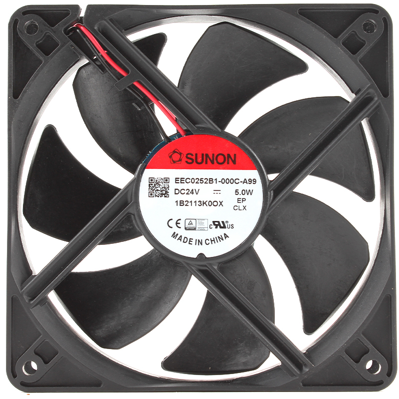 SUNON cabinet cooling fan large wind volume axial fans 120×120×25mm 24V 207mA 5W EEC0252B1-000C-A99