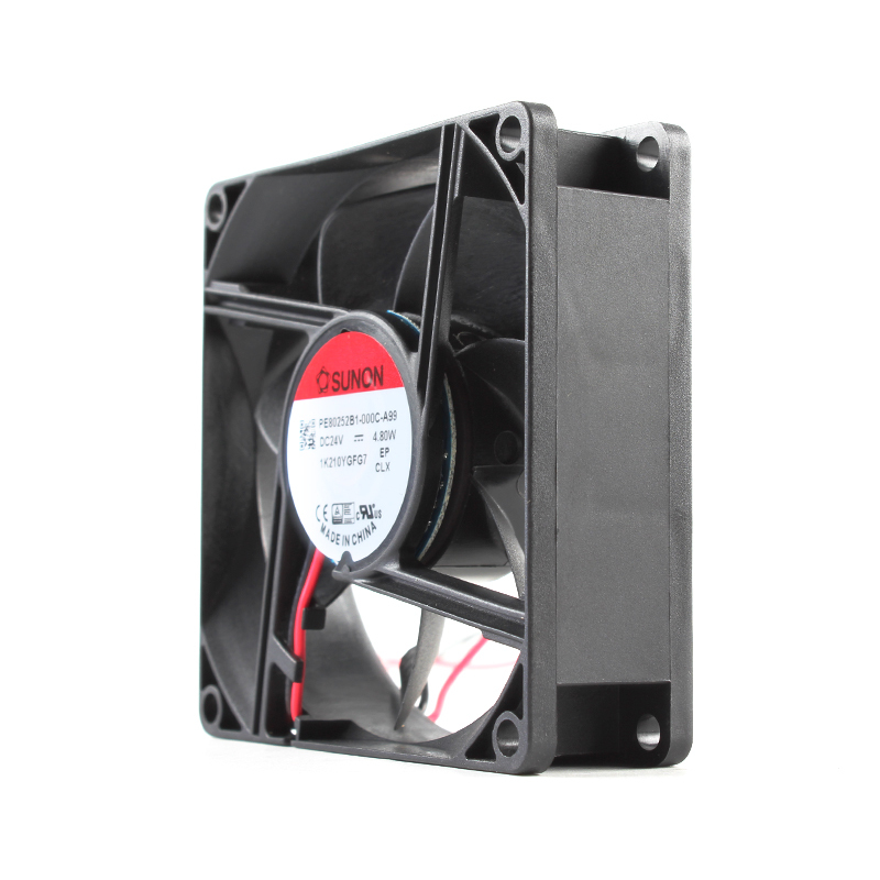 SUNON small cooling fan industrial cabinet fan 80×80×25mm 24V 0.2A 4.8W PE80252B1-000C-A99