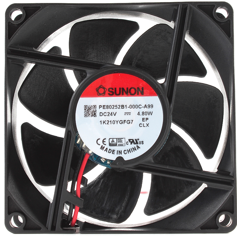 SUNON small cooling fan industrial cabinet fan 80×80×25mm 24V 0.2A 4.8W PE80252B1-000C-A99