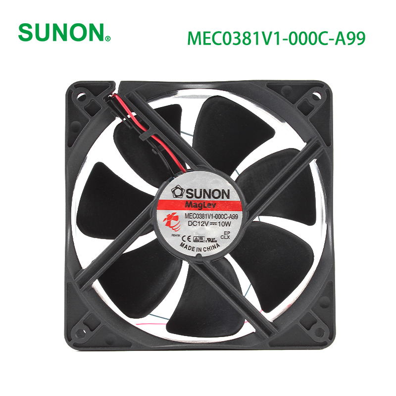 SUNON inverter cooling fan 12038 cooling fan 120×120×38mm 12V 0.833A 10W MEC0381V1-000C-A99