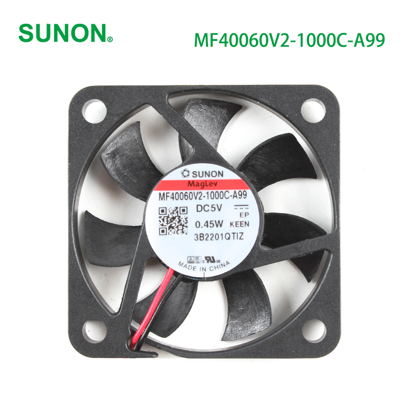 SUNON 40mm dc cooling fan 5v cooling fan 40×40×6mm 0.45W MF40060V2-1000C-A99