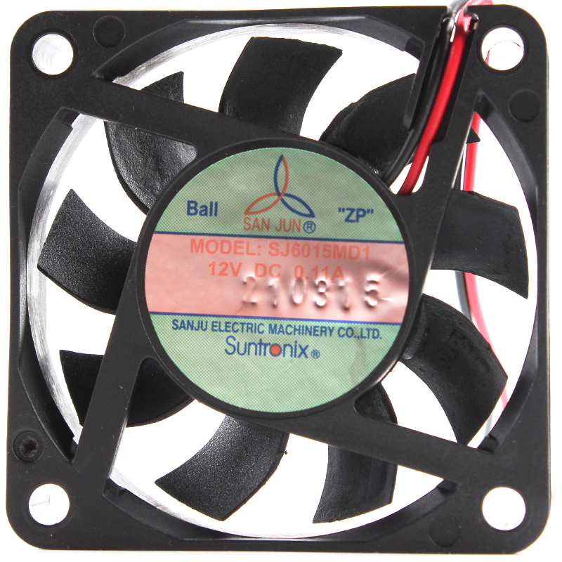 SANJUN microprocessor cooling fan server cooling fan 60×60×15mm 12V 0.11A SJ6015MD1