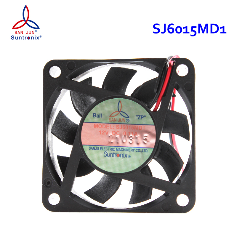 SANJUN microprocessor cooling fan server cooling fan 60×60×15mm 12V 0.11A SJ6015MD1