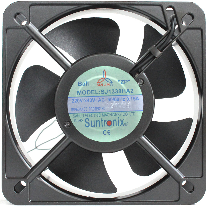 SANJUN inverter cooling fan 220v small ac cooling fan 135×135×38mm 220-240V 0.15A SJ1338HA2