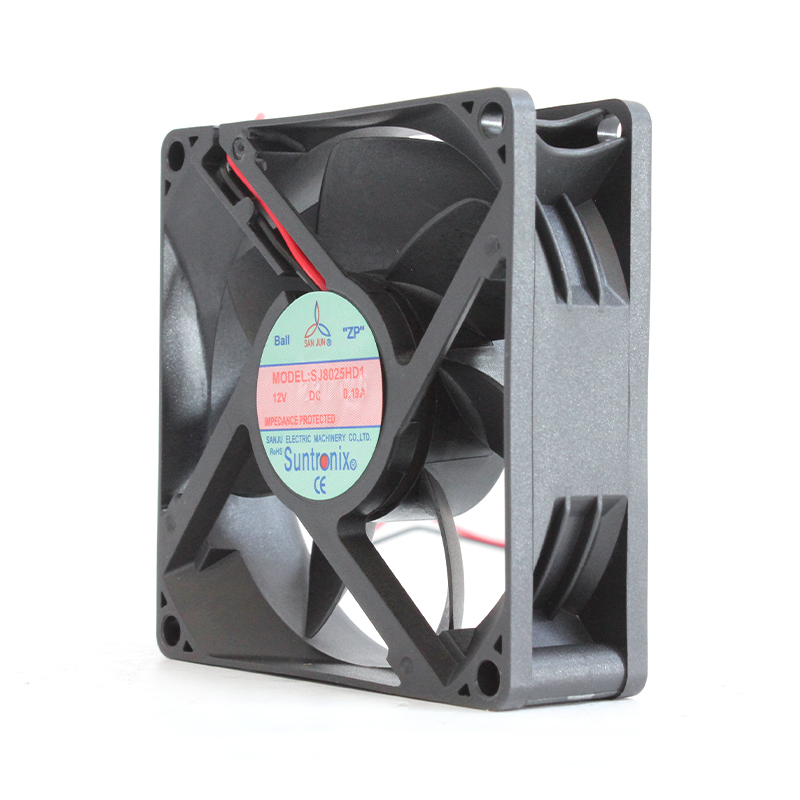 SANJUN square cooling fan dc 24v cooling fan 80×80×25mm 0.19A SJ8025HD1