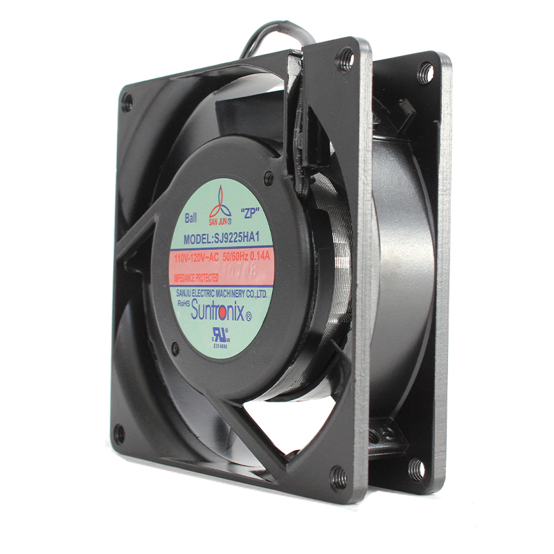 SANJUN freezer ac fan 90mm ac fan 92×92×25mm 110-120V 0.14A 12W SJ9225HA1