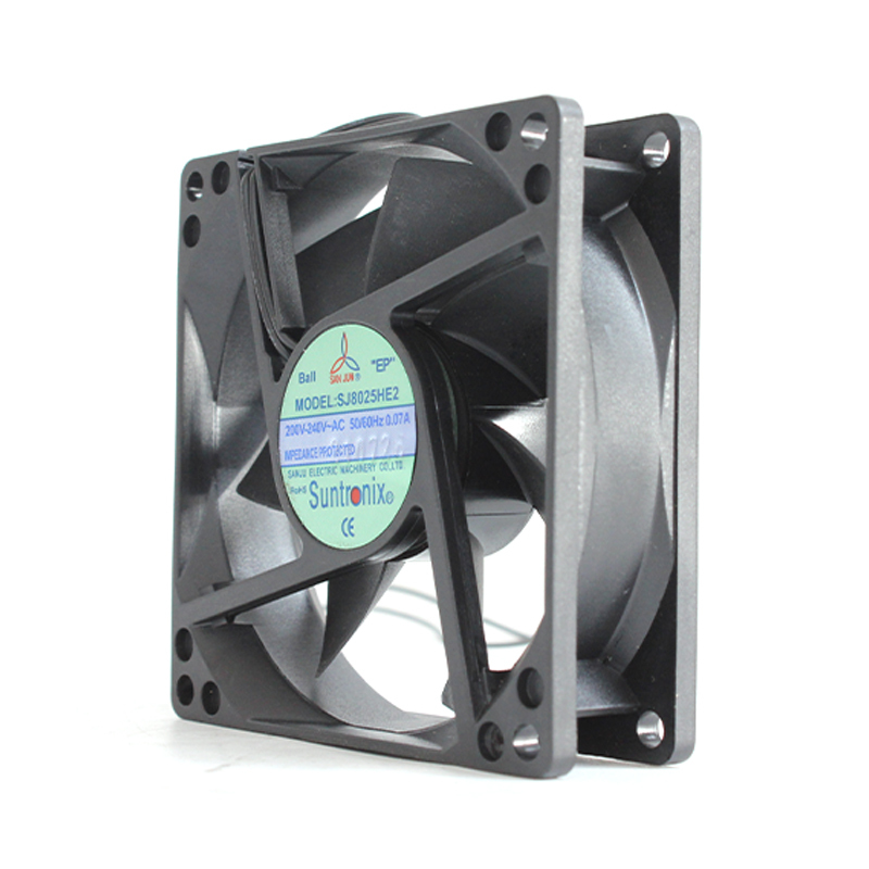 SANJUN axial ec fan cabinet cooling fan 80×80×25mm 220-240V 0.07A SJ8025HE2