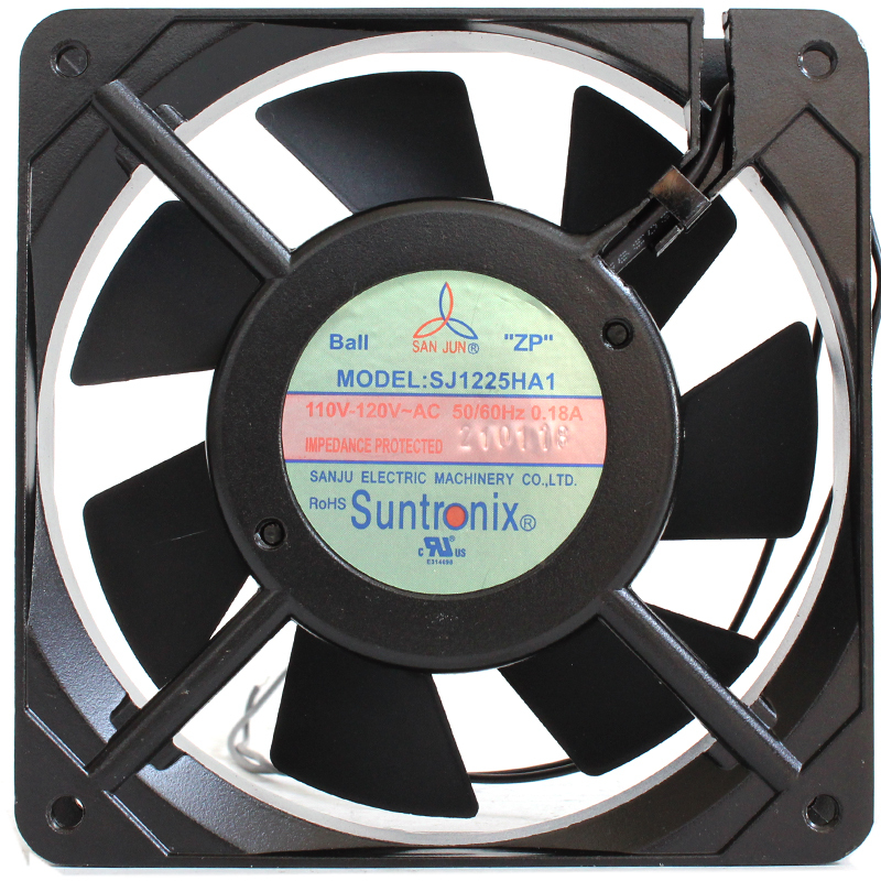 Suntronix ac axial blower fan for industrial 120mm 110v ac fan 120×120×25mm 110/120V 0.18A 18/11W SJ1225HA1