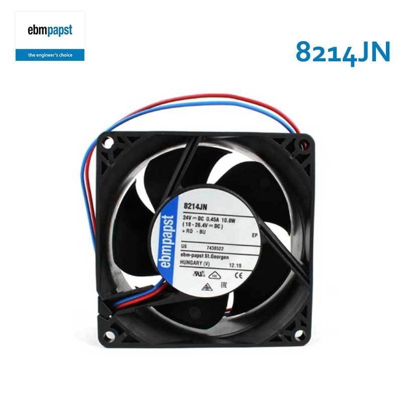 ebmpapst inverter cooling fan 24V DC axial flow fan 80 × 80 × 38mm 10.8W 8214JN