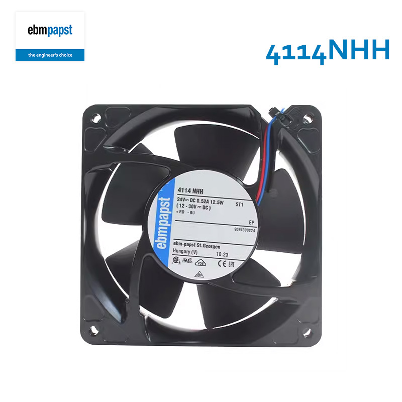 ebmpapst 4114NHH 12038 24V DC 12.5W compact fan with frame cooling fan axial flow fans for inverter cabinet