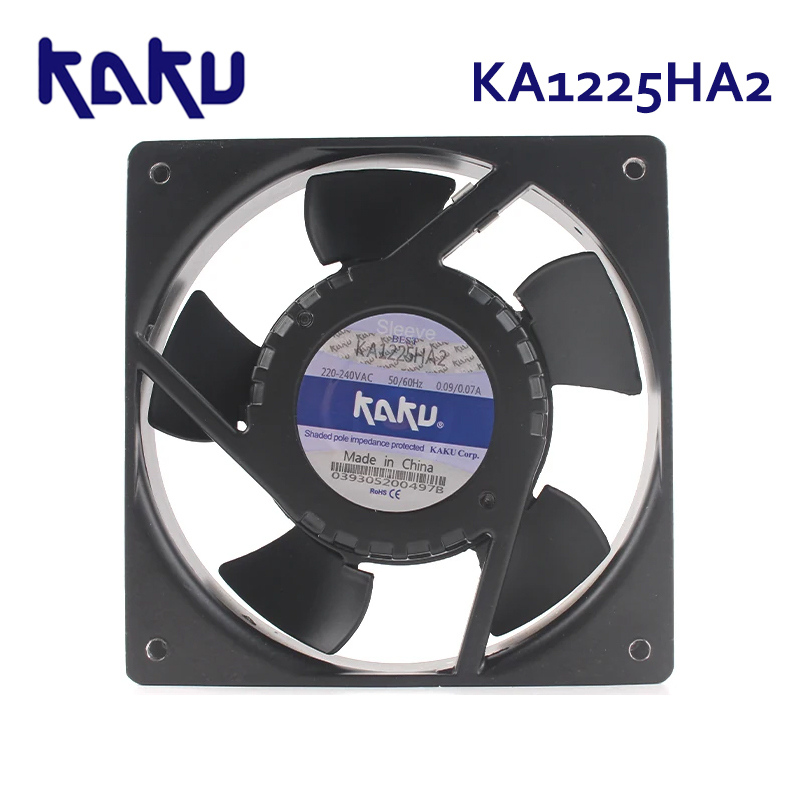 KAKU 12025 220-240V 0.09/0.07A AC fan Production Manufacturer of Electric Cabinet Fans Axial flow fan KA1225HA2