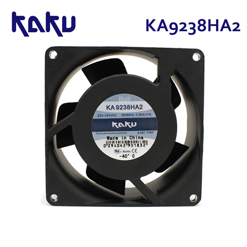 KA9238HA2 original genuine product KAKU 220V 0.08A ball bearing cooling fan Device Instrument Fan fan factory