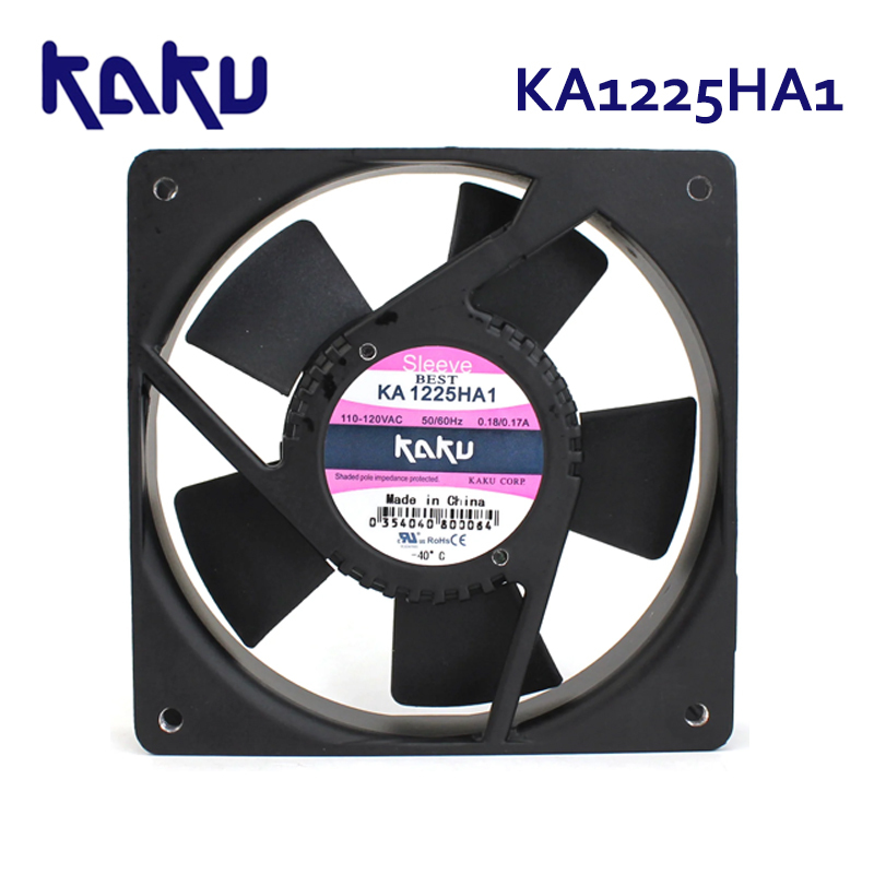 KAKU KA1225HA1 110V 0.18A/0.17A oil-impregnated bearing fan 12cm waterproof fan Offer in-stock service