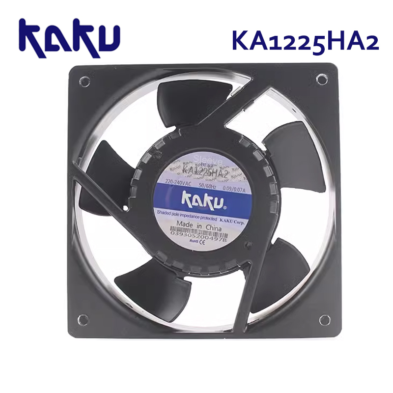 KAKU KA1225HA2 AC220V 0.07A/0.06A oil-impregnated Axial flow fan cooling fan  fan factory product customizable