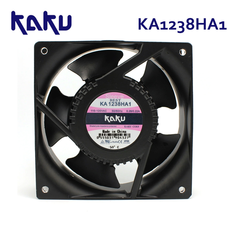 Offer in-stock KAKU KA1238HA1 ST AC110V 0.28A/0.22A AC FAN oil bearing original genuine product cooling fan
