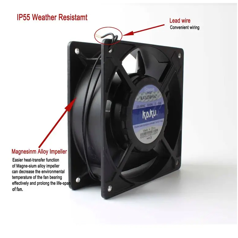Brand New Original KAKU KA1238HA2 12038 220V Oil containing Axial Flow Fan Waterproof Cooling Fan factory direct sales