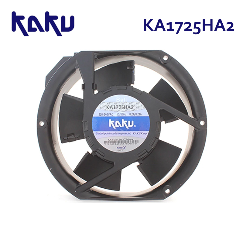 In stock KAKU 17251 220-240V brand new ball waterproof fan, electrical cabinet fan 17cm chassis fan KA1725HA2