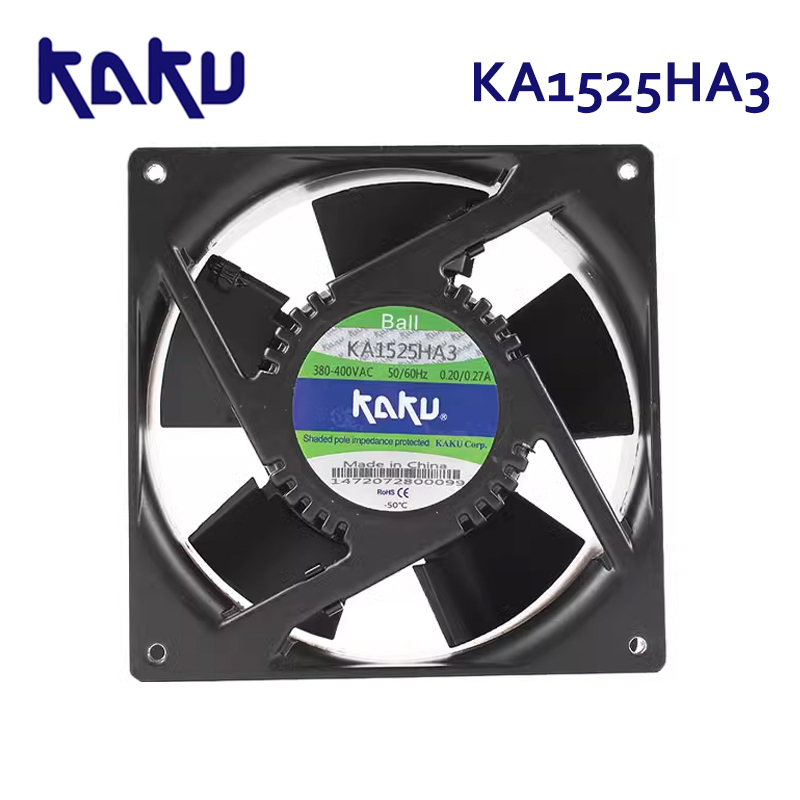 KAKU KA1525HA3 15050 380/400V 0.20/0.27A ball bearing cabinet cooling fan waterproof ball bearing fan