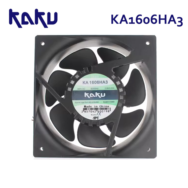 KAKU KA1606HA3 16065 380V 29/33  three-phase electrical cabinet high temperature resistant axial fan