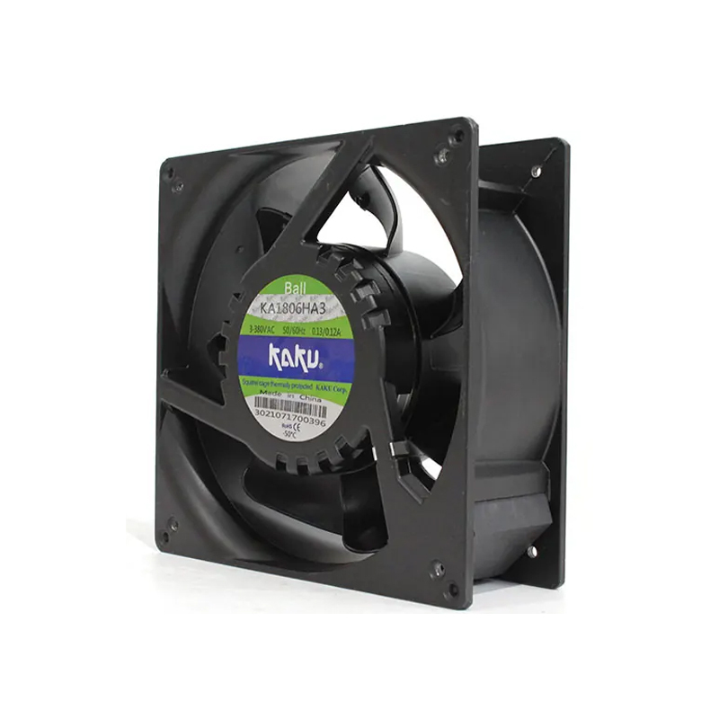 Original Kaku KA1806HA3 18060 380v high-temperature resistant axial fan three-phase axial cooling fan  PC frame fan blade