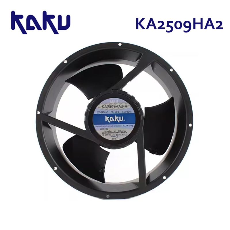 KAKU KA2509HA2-4 HTR100 25489 220V 0.12A High Temperature Axial Flow Fan KAKU Fan Manufacturer Fan Factory