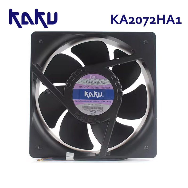 New KAKU KA2072HA1 2072 110-120V 0.90A KAKU Cooling Fan Industrial High Temperature and Waterproof Axial Flow Cooling Fan