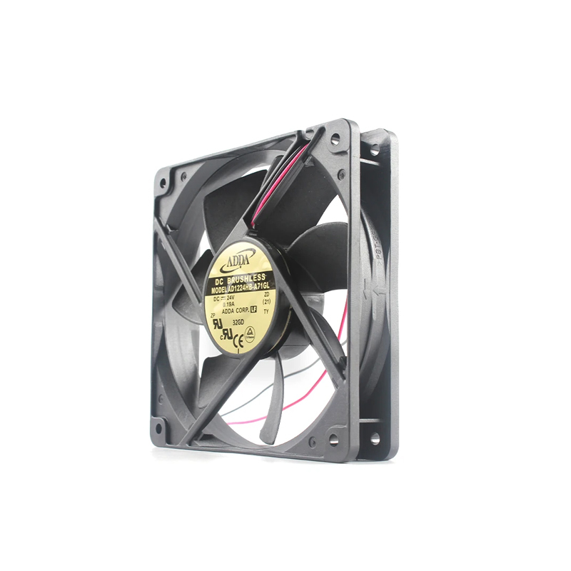 ADDA factory after-sales AD1224HB-A71GL ADDA 24V 0.19A 12025 double ball cooling fan axial flow fan brand
