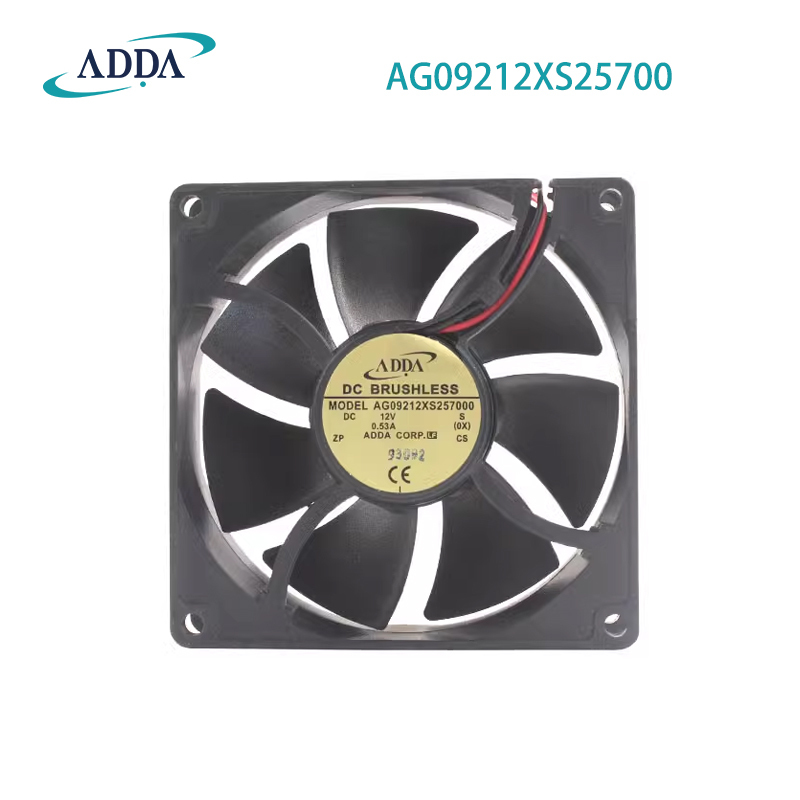 ADDA inventory genuine 9225 DC12V 0.42A AG09212XS25700 axial flow oil containing fan 9CM power supply cooling fan