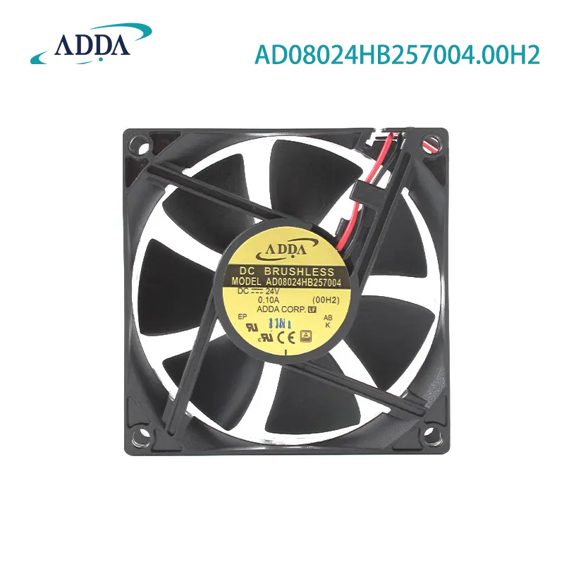 ADDA genuine AD08024HB257004.00H2 Old part number AD0824HB-A70GL  24V 0.16A 8025 cooling fan axial flow fan chassis cooling fan