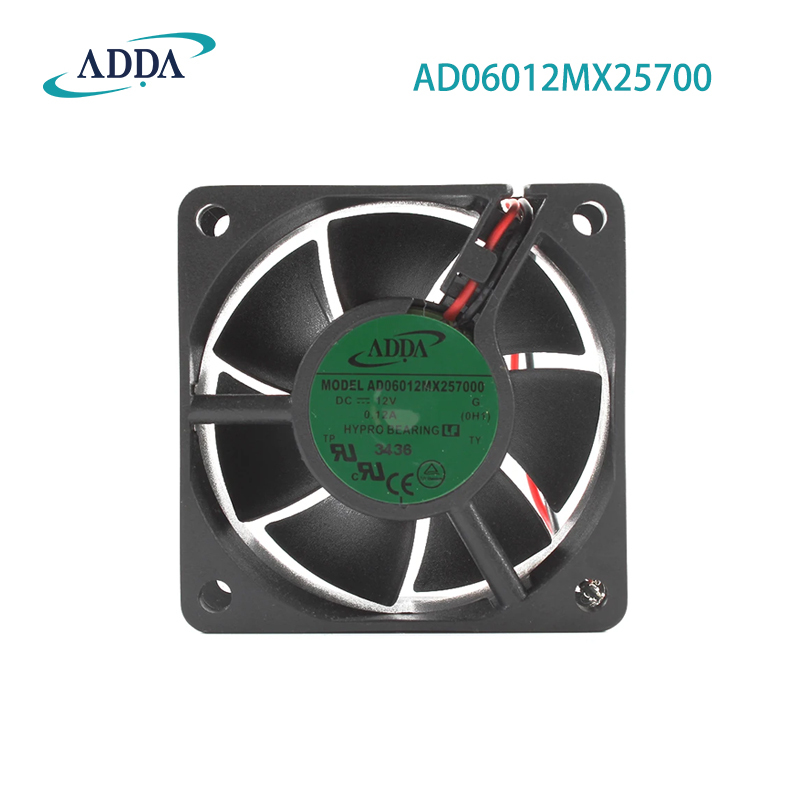 ADDA Genuine in stock AD06012MX25700 6025 DC12V 0.12A 6CM cooling fan frequency conversion cabinet cooling fan
