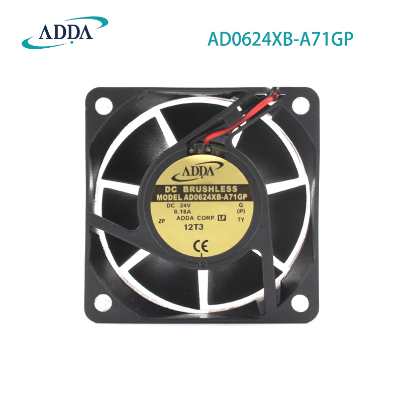 Spot  ADDA  AD0624XB-A71GP  6025 24V 0.18A high air volume chassis cooling fan  6cm cooling fan  industrial dustproof cooling fan