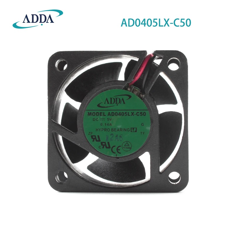 Genuine stock ADDA AD0405LX-C50 4020 5V 0.14A chassis silent cooling fan industrial axial fan  Axial fan manufacturer
