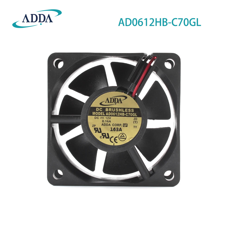 Authentic ADDA AD0612HB-C70GL 6020 12V 0.16A 6CM Ball Power Supply Cooling Fan Server Fan Manufacturer