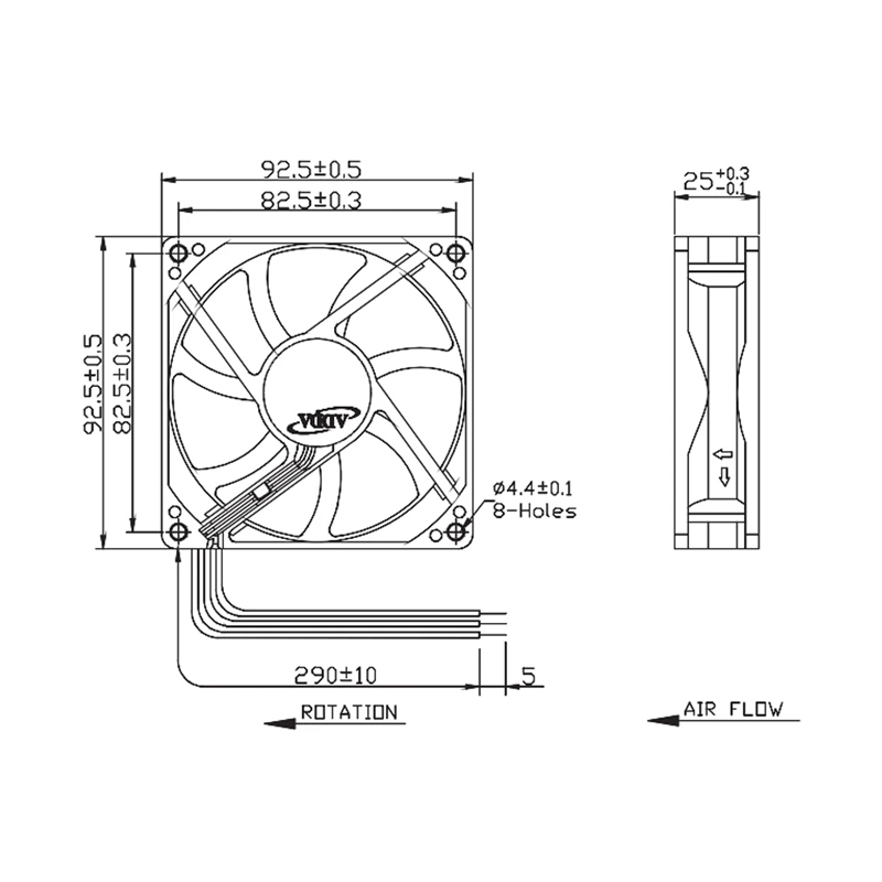 ADDA AD0924HB-A70GL 24V 0.15A 9cm frequency converter cooling fan axial flow fan industrial exhaust fan