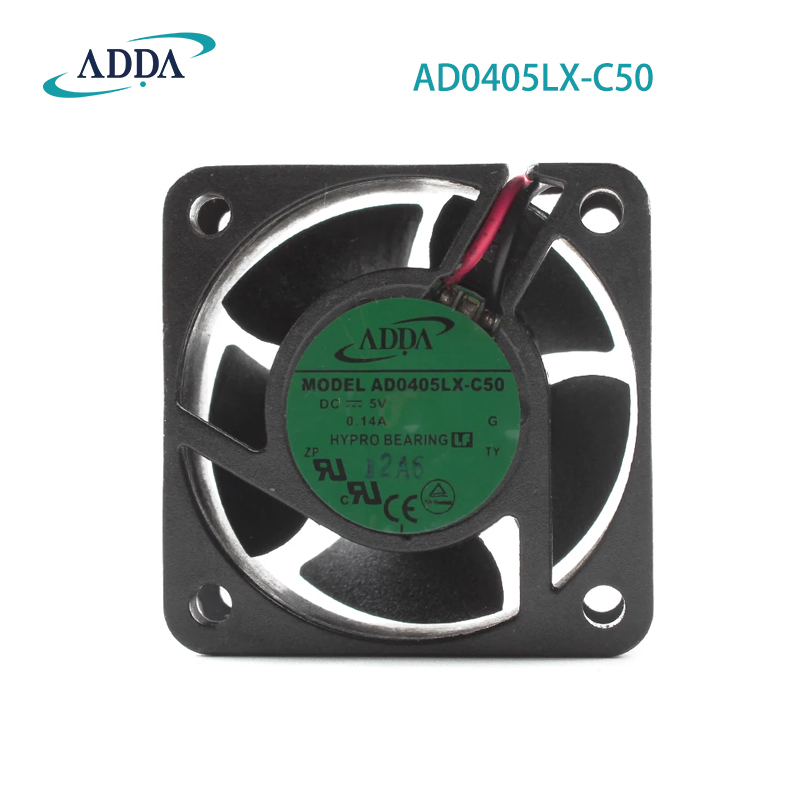 Original genuine ADDA AD0405LX-C50 4020 5V 0.14A chassis silent cooling fan industrial axial fan axial fan
