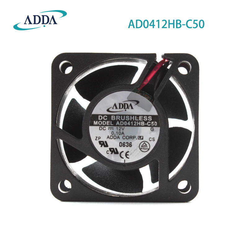 Authentic ADDA AD0412HB-C50 4020 12V 0.10A Silent Monitoring picture recording fan Industrial Server Fan High Speed Small Fan