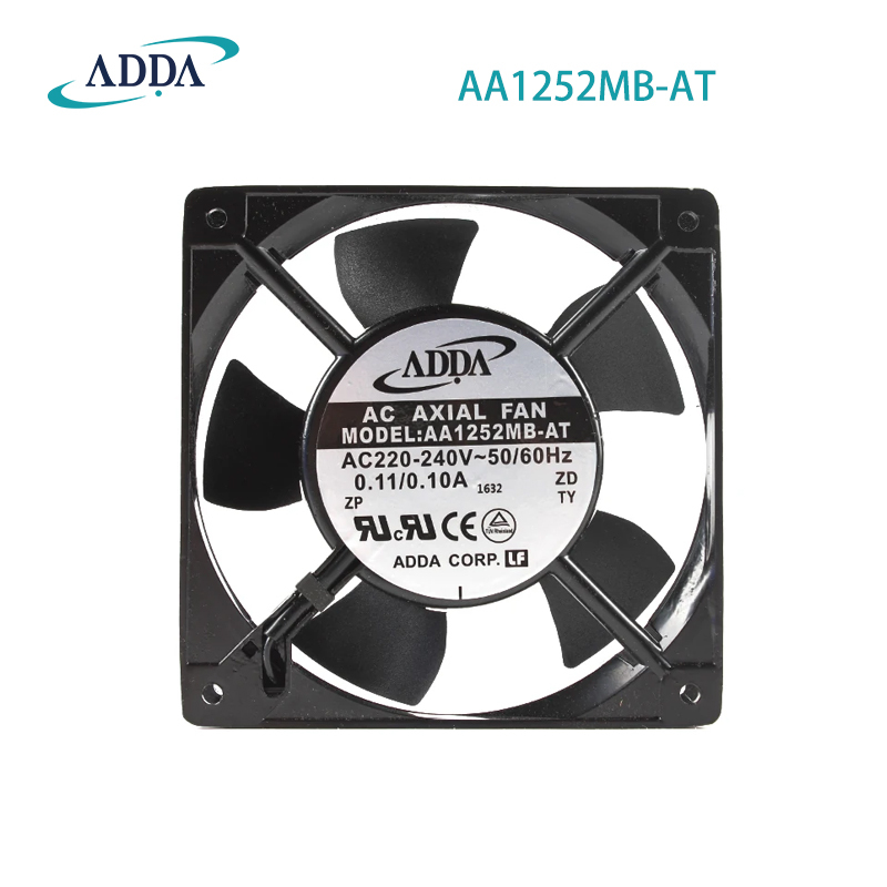 ADDA AA1252MB-AT 220V 12025 Axial Flow Cooling Fan Fan Heat Sink High Efficiency and Energy Saving Original Factory Warranty